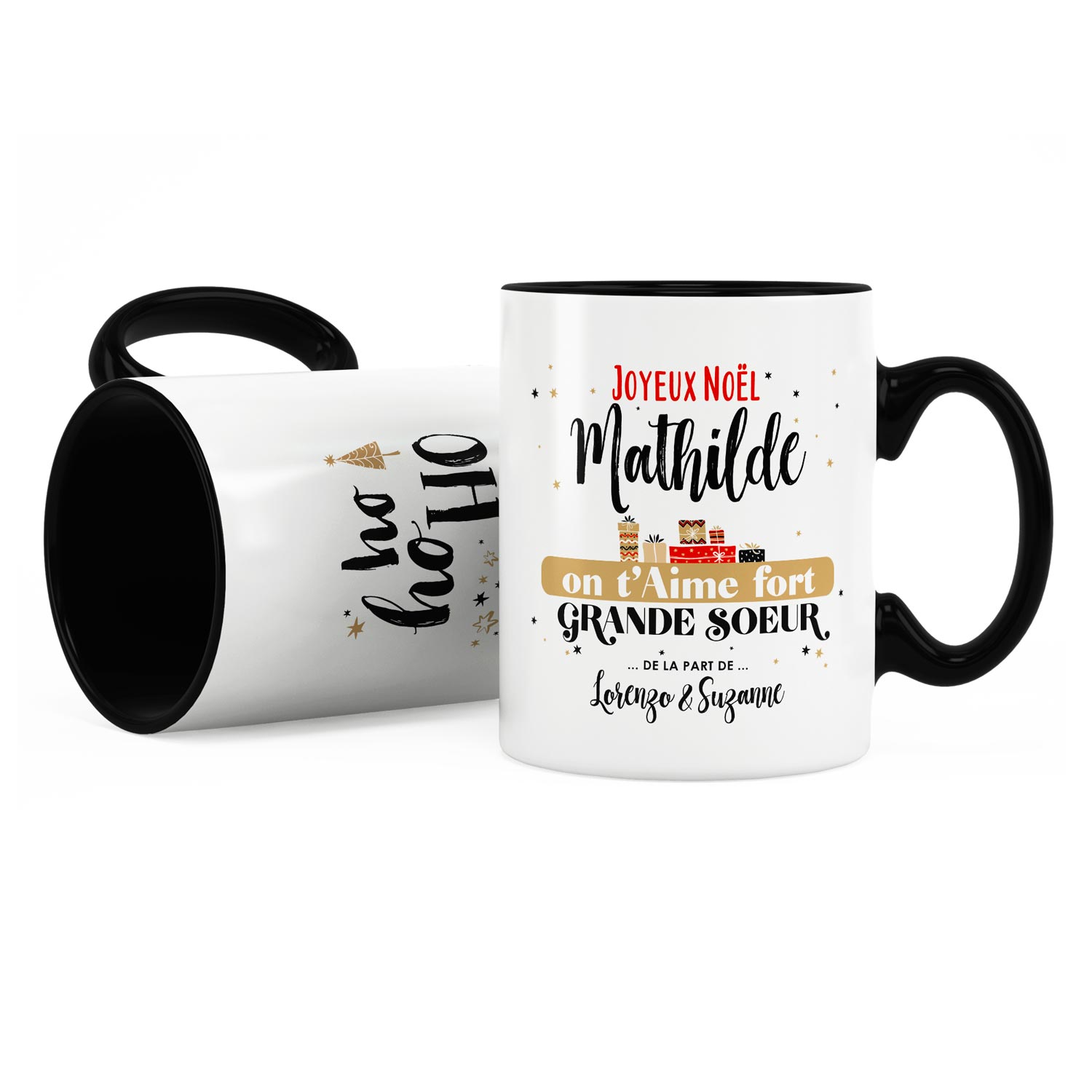 Cadeau grande-sœur  Idée cadeau mug sœur avec prénom