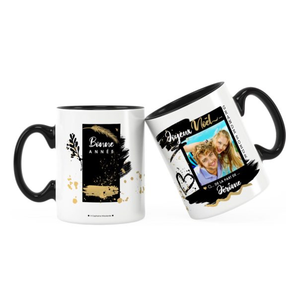 Cadeau grande-sœur pour noël | Idée cadeau mug photo et prénom