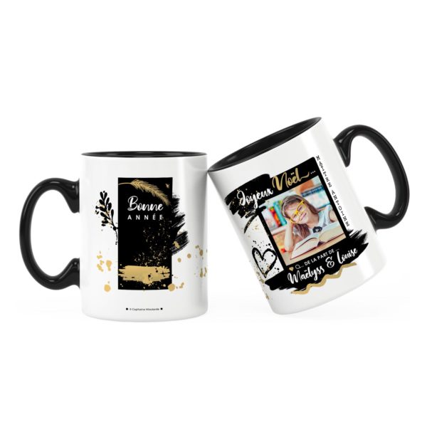 Cadeau maître pour noël | Idée cadeau mug photo et prénom