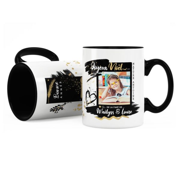 Cadeau maître pour noël | Idée cadeau mug photo et prénom