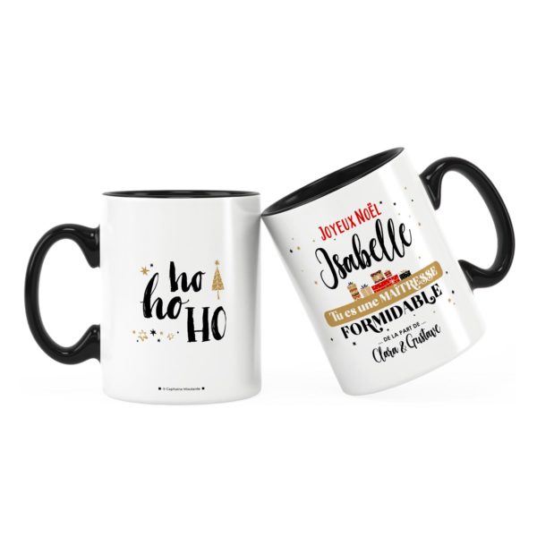 Cadeau noël maîtresse | Idée cadeau mug maîtresse formidable