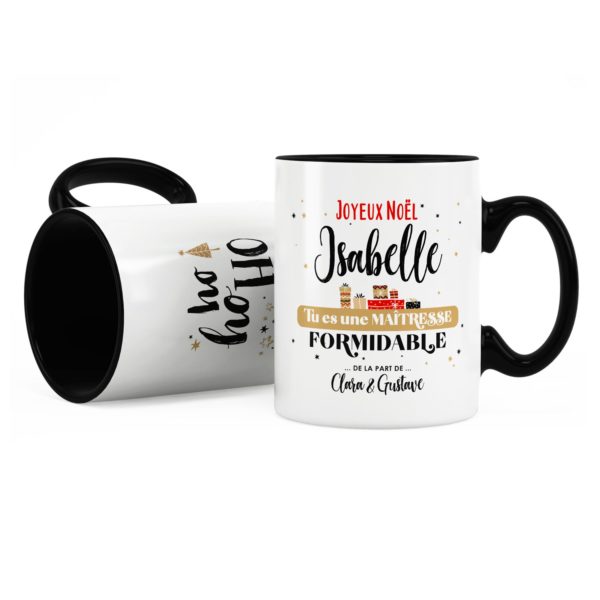 Cadeau noël maîtresse | Idée cadeau mug maîtresse formidable