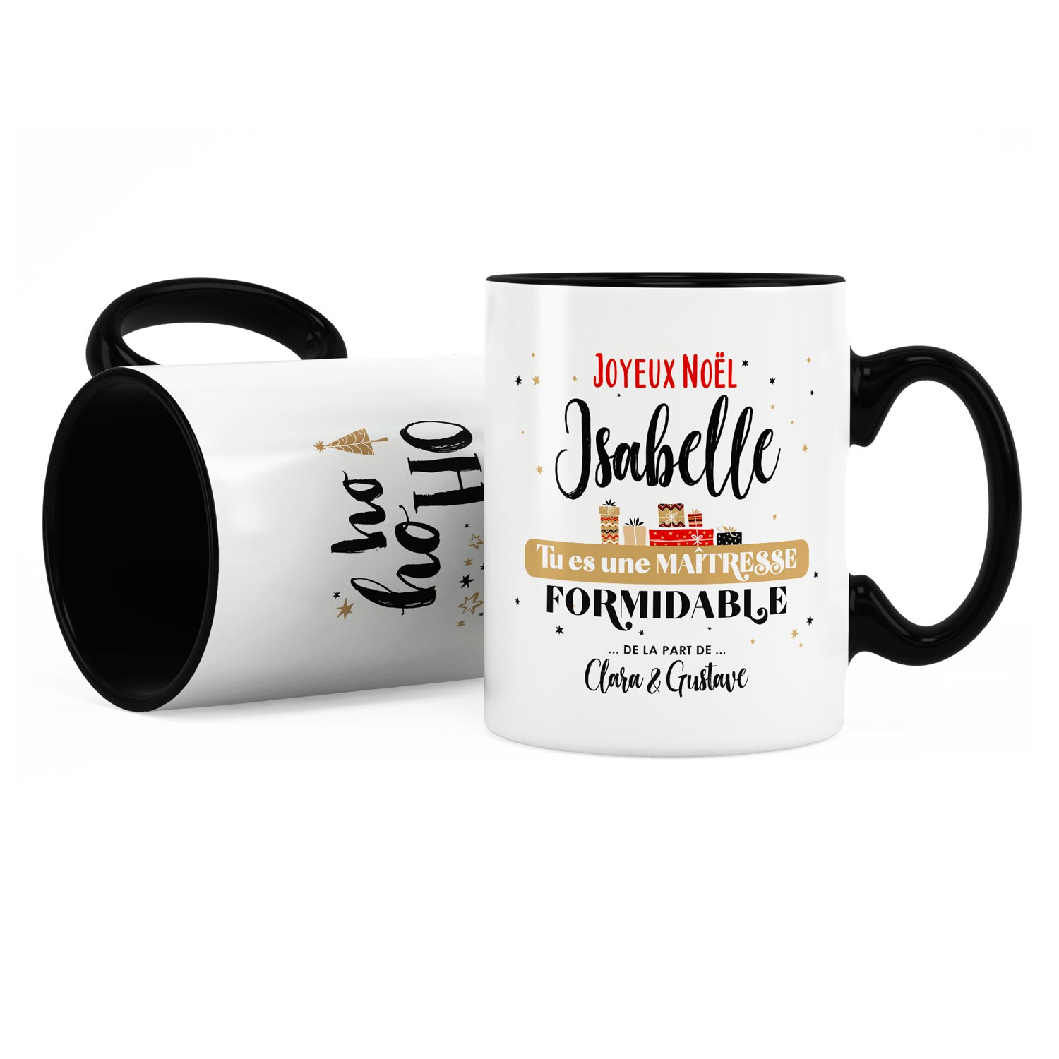 Mug Noël Nounou - Maîtresse - Atsem - Marraine - personnalisé