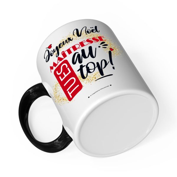 Cadeau maîtresse pour noël | Idée cadeau mug maîtresse au top