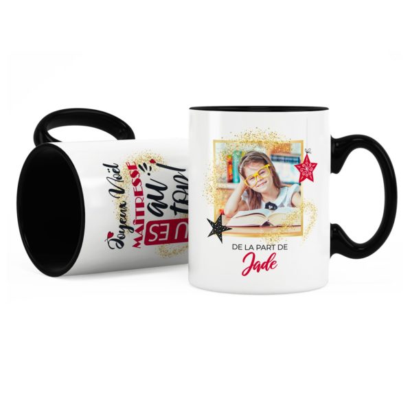 Cadeau maîtresse pour noël | Idée cadeau mug maîtresse au top