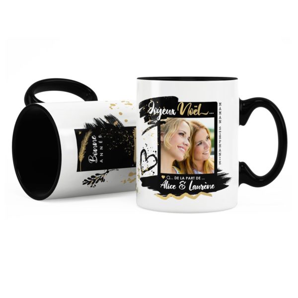 Cadeau maman pour noël | Idée cadeau mug photo et prénom