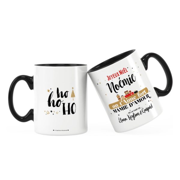 Cadeau noël mamie | Idée cadeau mug noël mamie on t'aime