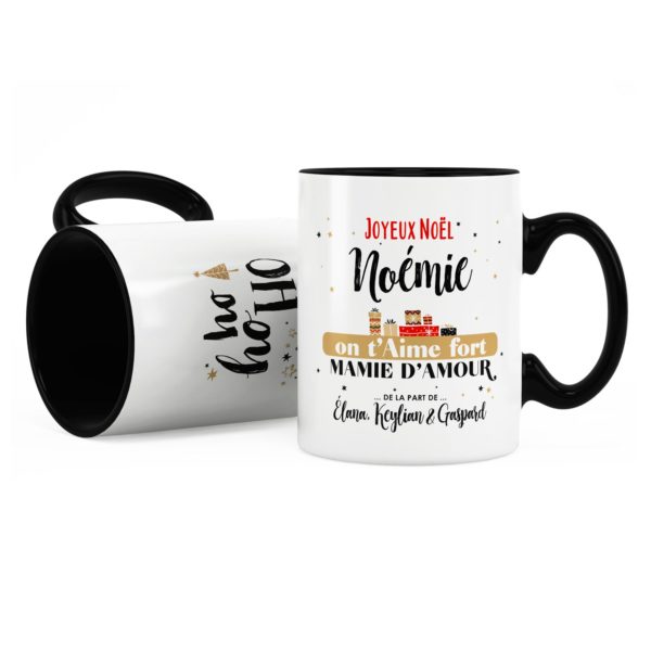 Cadeau noël mamie | Idée cadeau mug noël mamie on t'aime