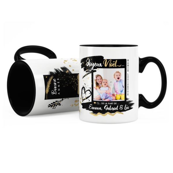 Cadeau mamie pour noël | Idée cadeau mug photo et prénom