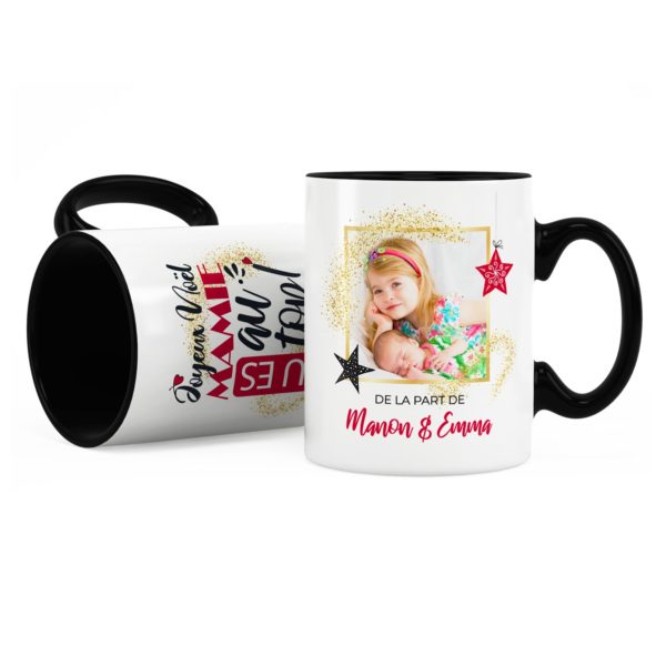 Cadeau mamie pour noël | Idée cadeau mug mamie au top