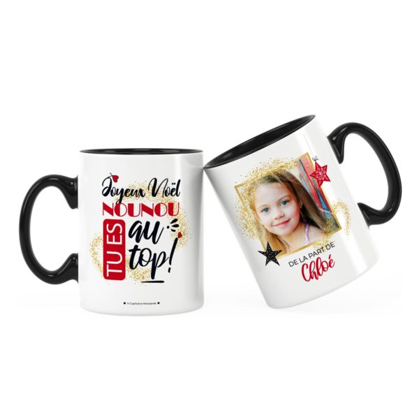 Cadeau nounou pour noël | Idée cadeau mug nounou au top