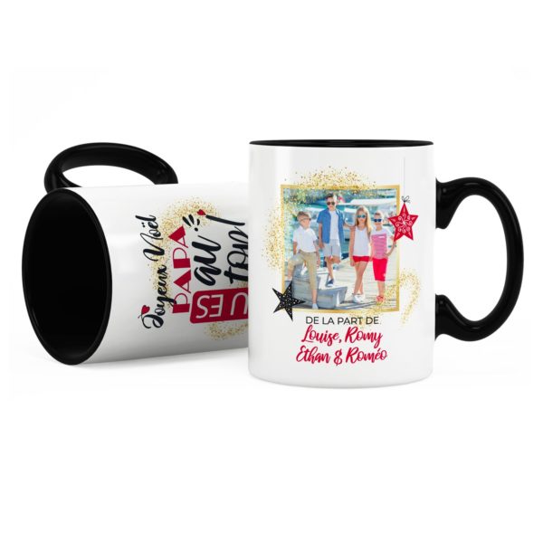 Cadeau papa pour noël | Idée cadeau mug noël papa au top