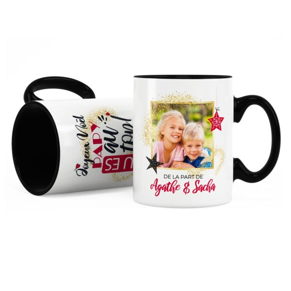 Cadeau papy pour noël | Idée cadeau mug noël papy au top