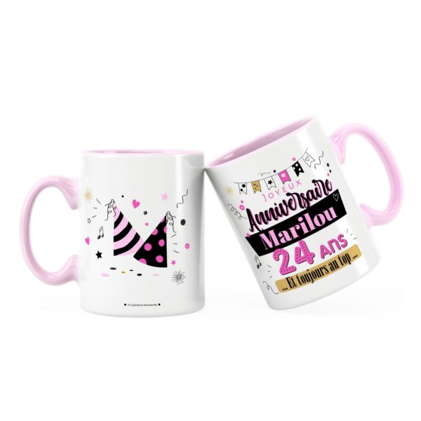 Cadeau anniversaire | Idée cadeau mug anniversaire pour fille