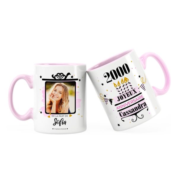 Cadeau anniversaire | Idée mug joyeux anniversaire pour fille