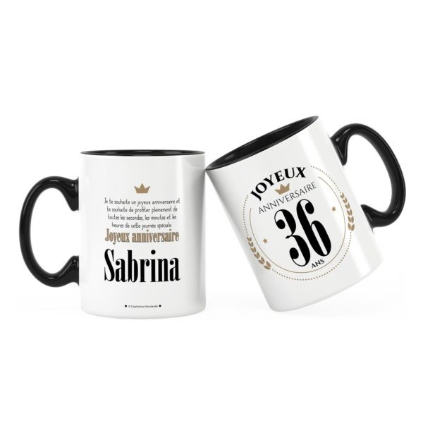 Cadeau d'anniversaire | Idée cadeau de mug anniversaire