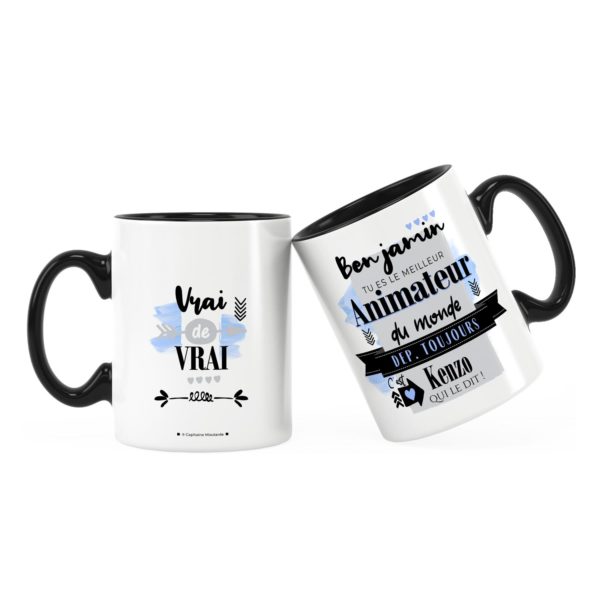 Cadeau pour animateur | Idée cadeau mug meilleur animateur