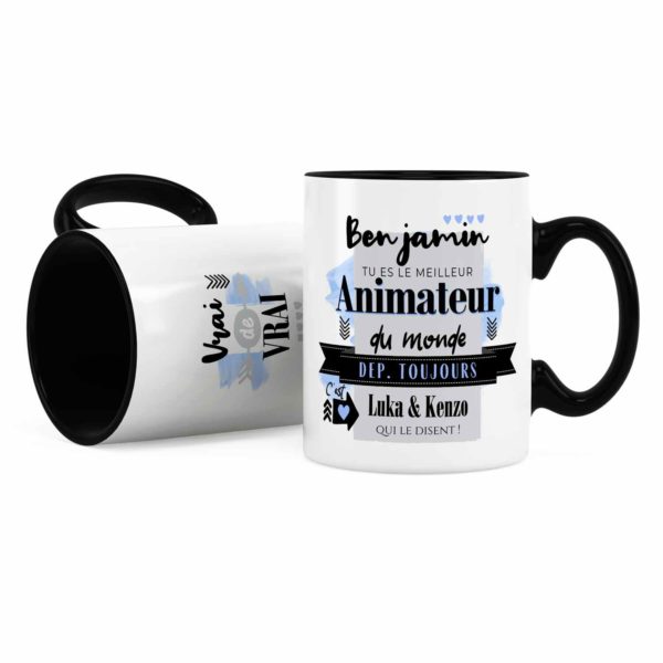 Cadeau pour animateur | Idée cadeau mug meilleur animateur