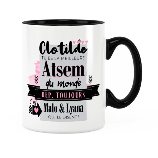 Cadeau pour atsem | Idée cadeau de mug meilleure atsem