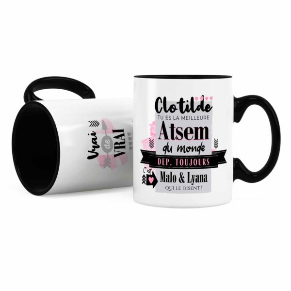 Cadeau pour atsem | Idée cadeau de mug meilleure atsem