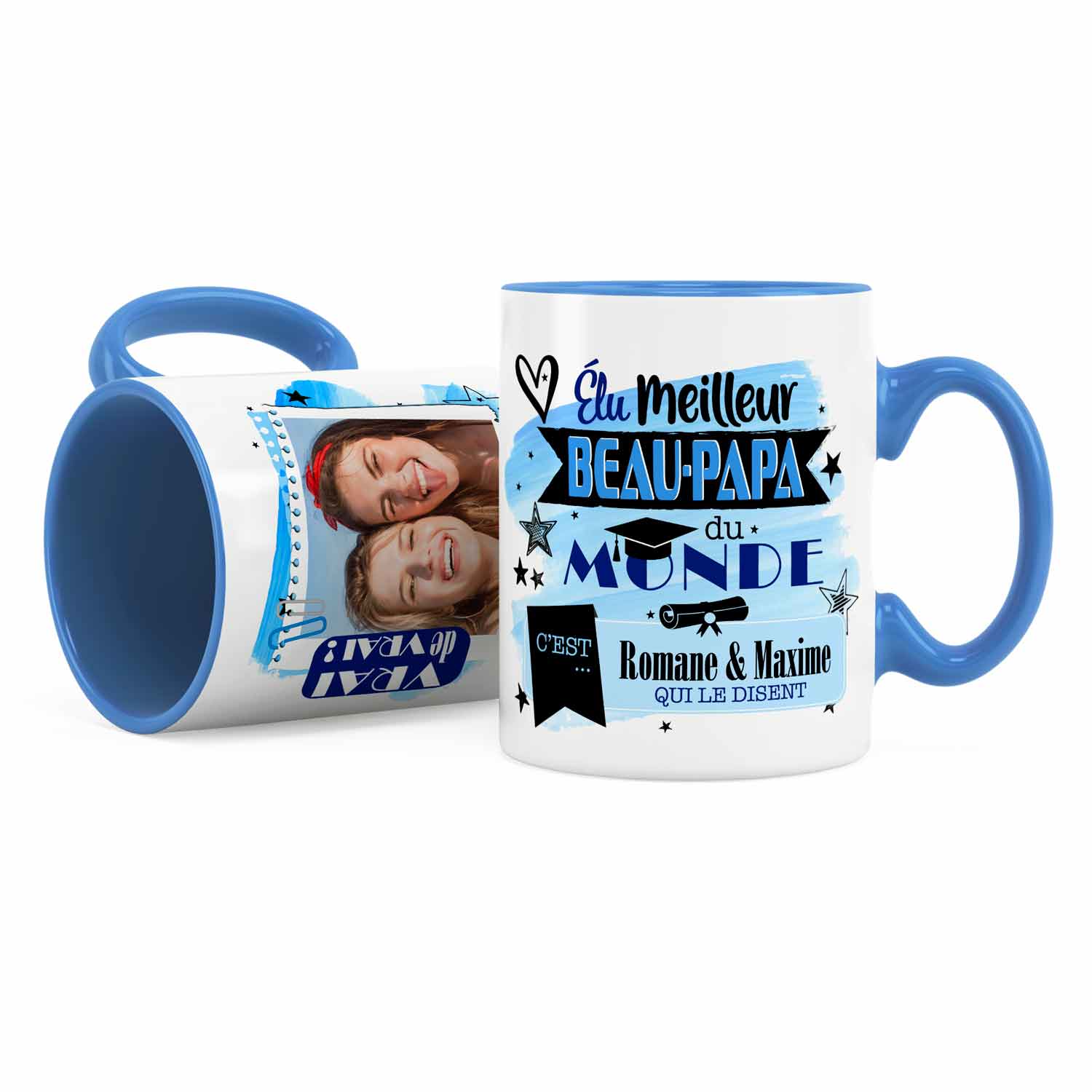 Cadeau pour Beau-Père : Mug Certifié Meilleur Beau-Papa