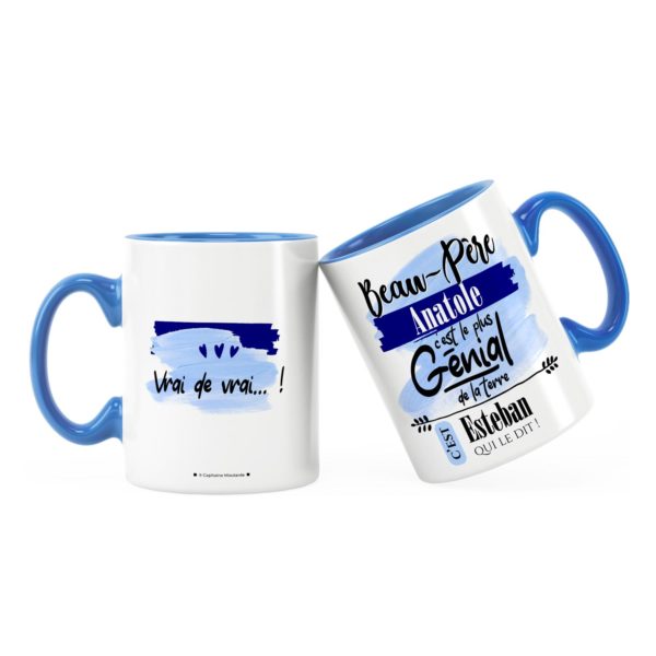 Cadeau beau-père | Idée cadeau de mug beau-père génial