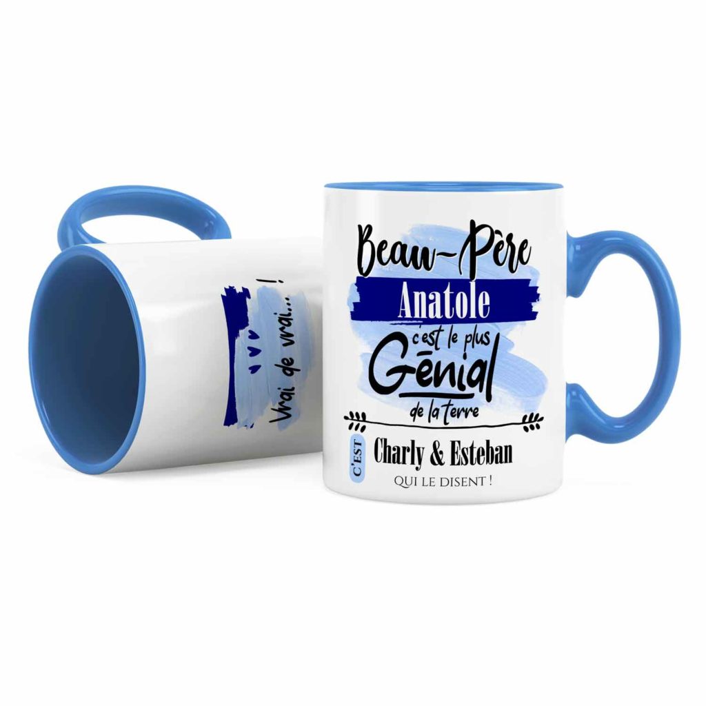 Cadeau beaupère Idée cadeau de mug beaupère génial