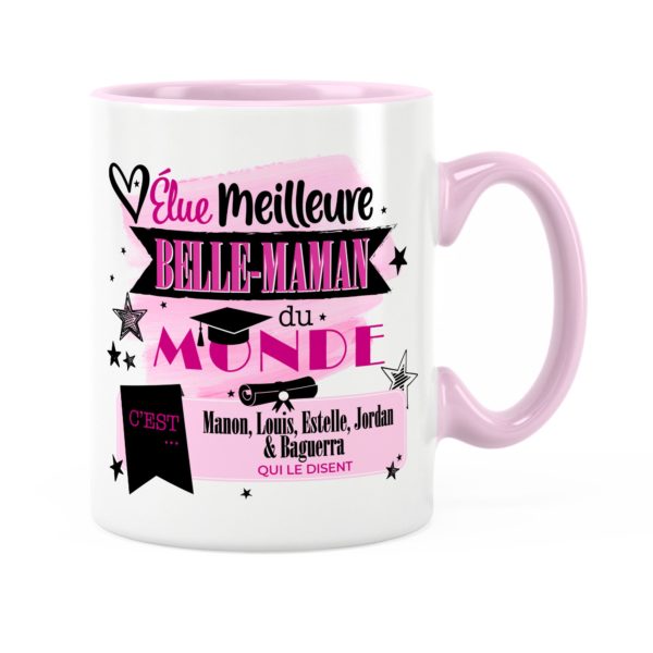 Cadeau belle-mère | Idée cadeau mug belle-mère avec prénom