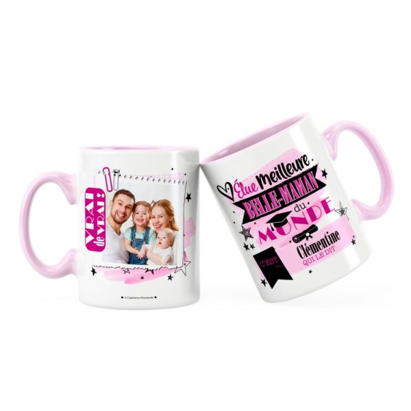 Cadeau belle-mère | Idée cadeau mug belle-mère avec prénom