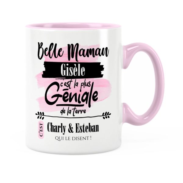 Cadeau belle-mère | Idée cadeau mug prénom belle-mère géniale