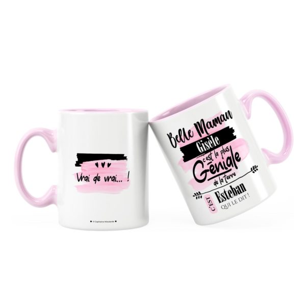 Cadeau belle-mère | Idée cadeau mug prénom belle-mère géniale