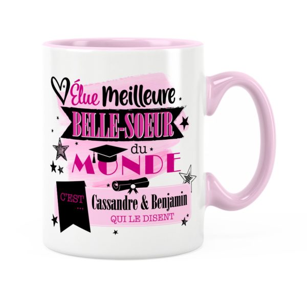 Cadeau belle-soeur | Idée cadeau mug belle-soeur avec prénom