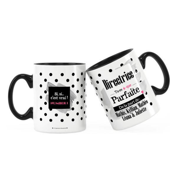 Cadeau directrice | Idée cadeau mug pour directrice parfaite