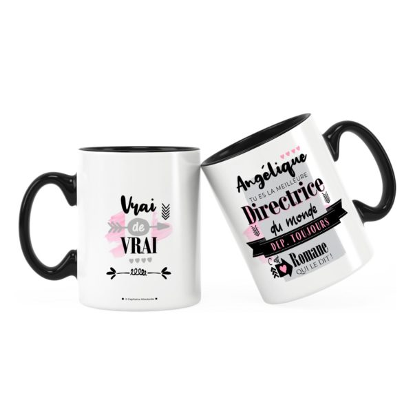 Cadeau directrice | Idée cadeau de mug meilleure directrice