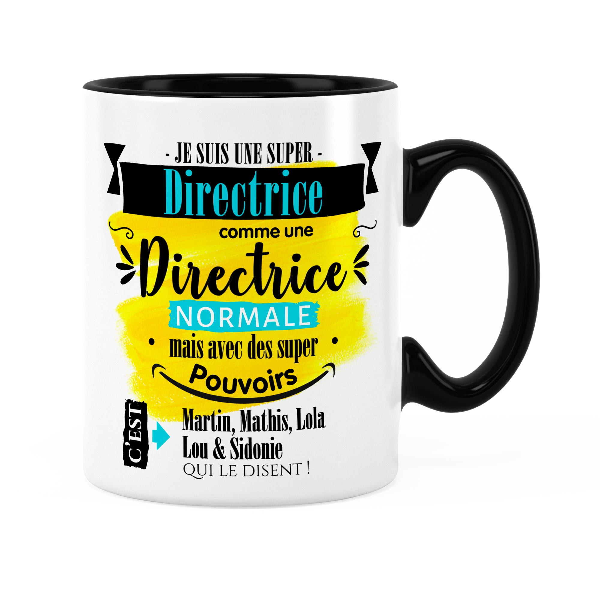 Mug personnalisé prénom c'est comme le café, tasse café originale