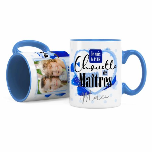 Cadeau maître | Idée cadeau mug prénom chouette maître