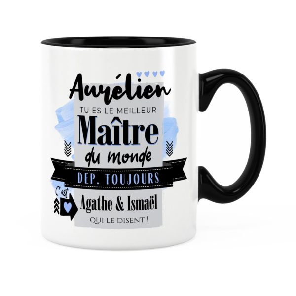 Cadeau pour maître | Idée cadeau mug meilleur maître du monde