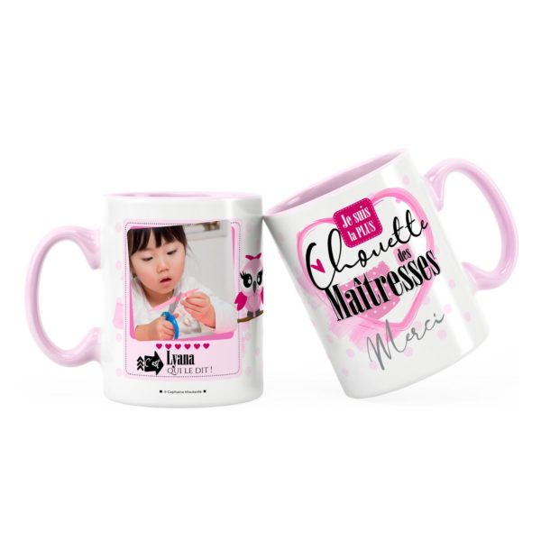 Cadeau maîtresse | Idée cadeau mug chouette des maîtresses