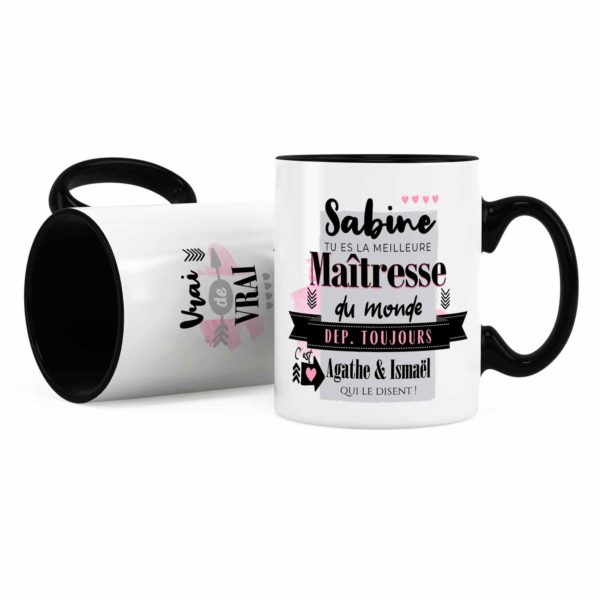 Cadeau maîtresse | Idée cadeau mug pour meilleure maîtresse