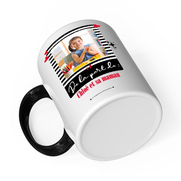 MUG VINATGE METAL NOEL - CADEAU NOUNOU MAITRESSE NOEL