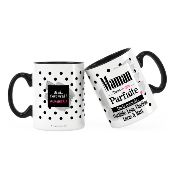 Cadeau maman | Idée cadeau mug prénom maman parfaite