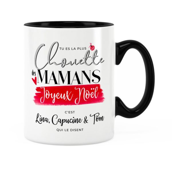 Cadeau noël pour maman | Idée cadeau mug noël avec prénom