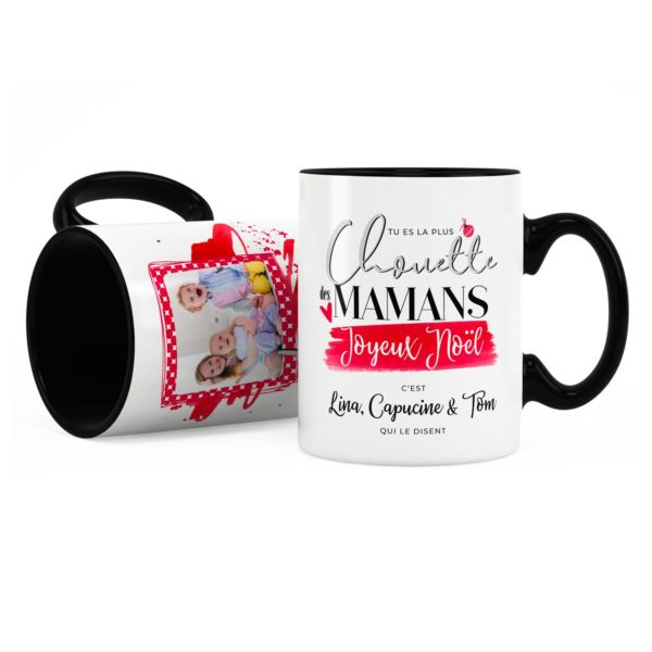 Cadeau noël pour maman | Idée cadeau mug noël avec prénom