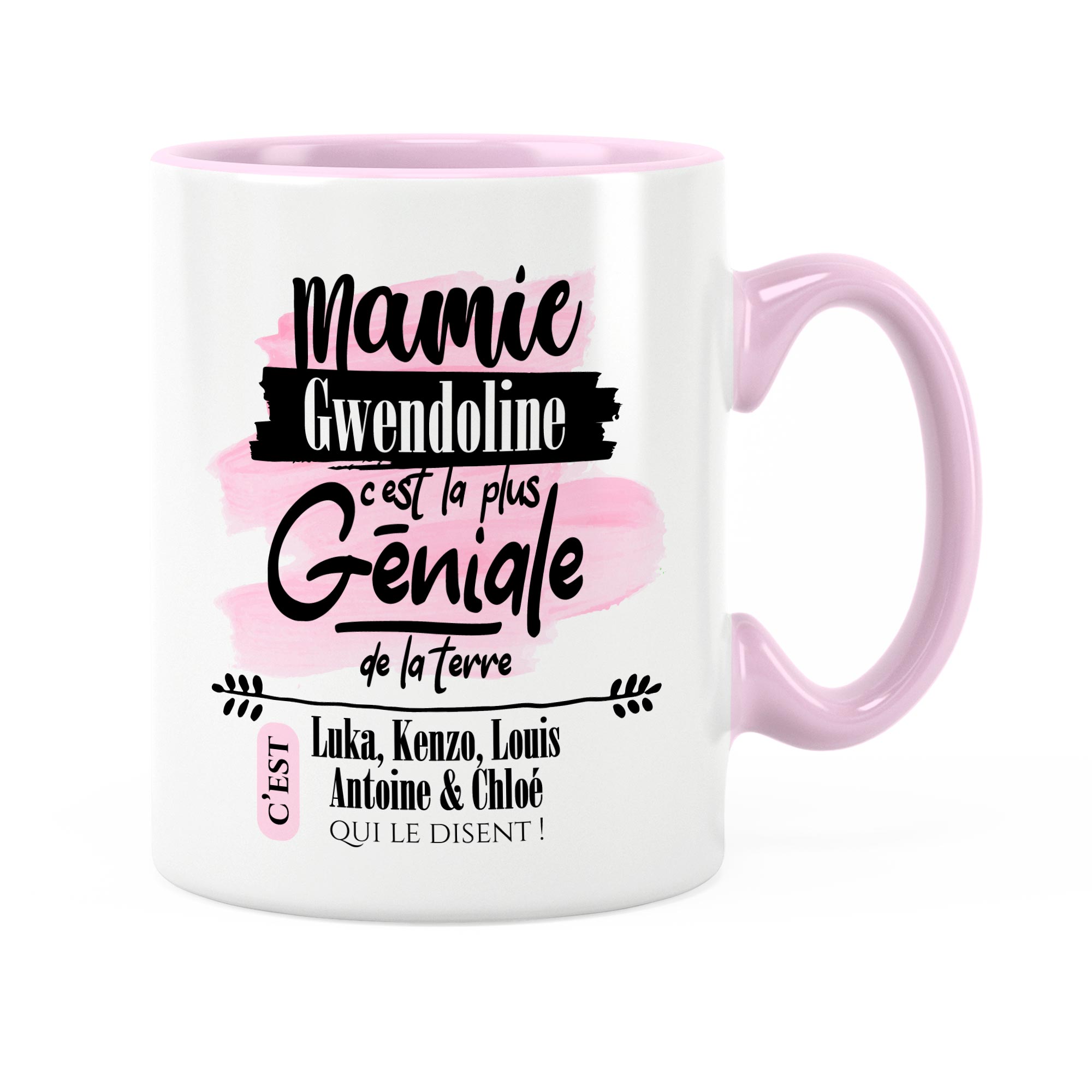 Cadeau mamie  Idée cadeau mug avec prénom mamie géniale