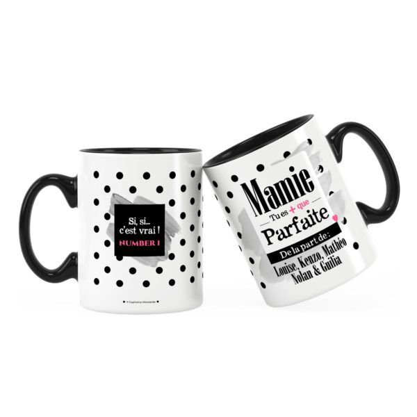 Cadeau mamie | Idée cadeau de mug prénom mamie parfaite