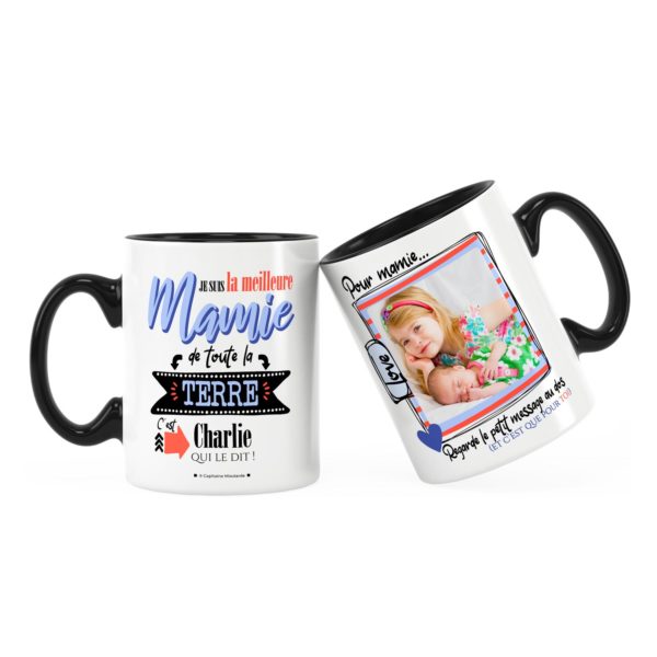 Cadeau mamie | Idée cadeau mug prénom mamie que pour toi