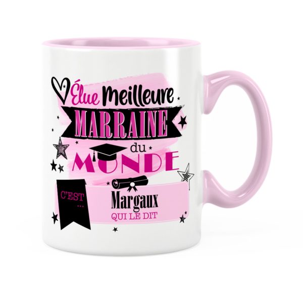 Cadeau marraine | Idée cadeau mug meilleure marraine du monde