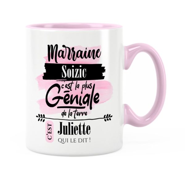 Cadeau marraine | Idée cadeau mug prénom marraine géniale