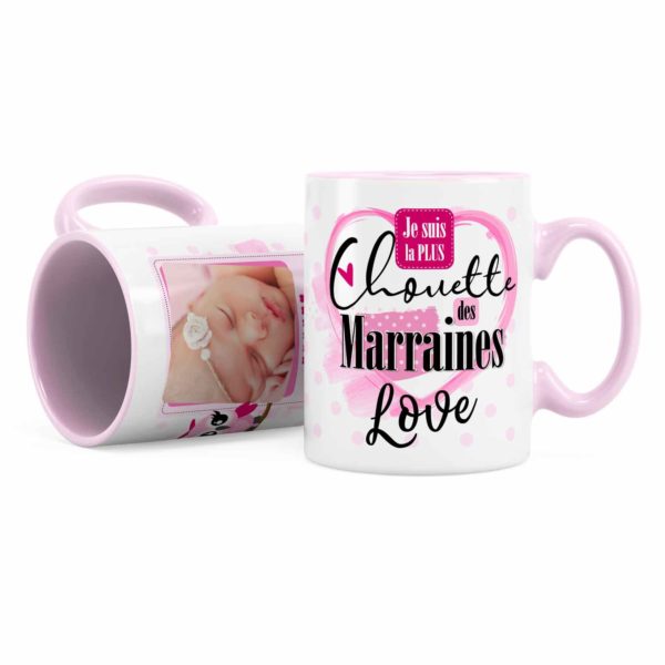 Cadeau marraine | Idée cadeau mug la plus chouette marraine