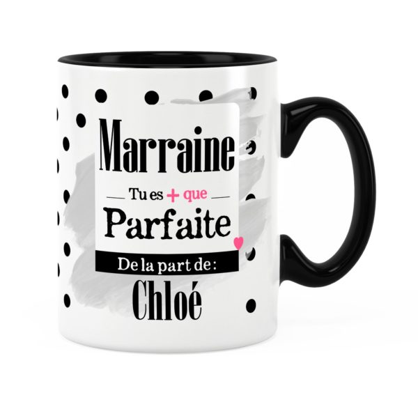 Cadeau marraine | Idée cadeau mug prénom marraine parfaite